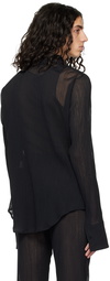 Ludovic de Saint Sernin Black Slim Shirt