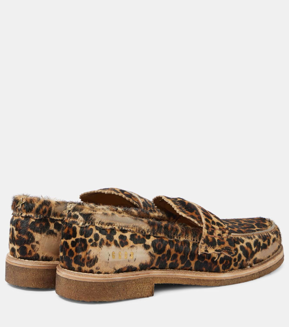 Golden Goose Jerry calf hair penny loafers