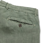 Boglioli - Slim-Fit Linen Suit Trousers - Green