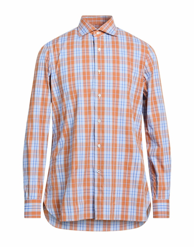 Photo: Isaia Mens Shirt in Rust