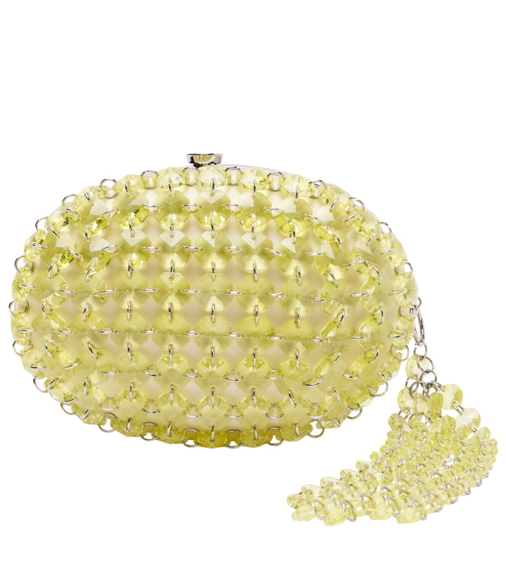 Photo: Self-Portrait Oval Small embellished clutch