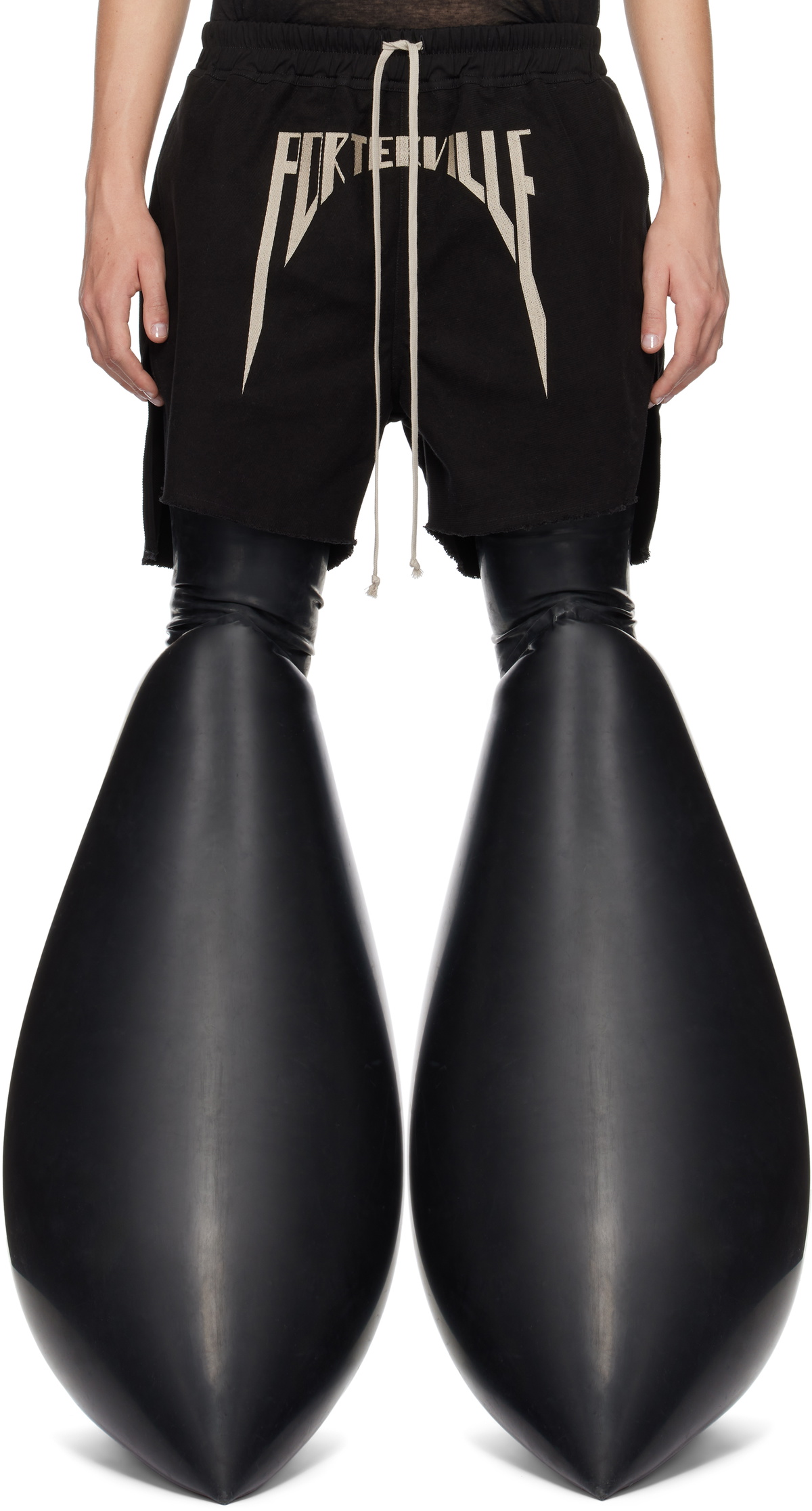 Rick Owens Black Porterville Boxers Shorts Rick Owens