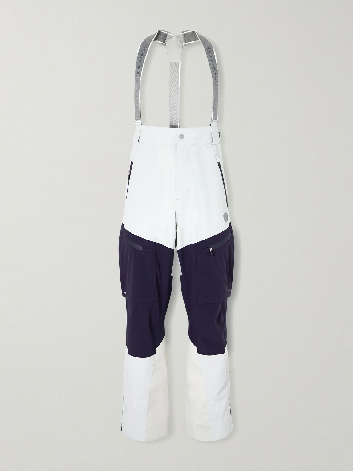 Brunello Cucinelli - Straight-Leg Panelled Shell Ski Pants - Blue