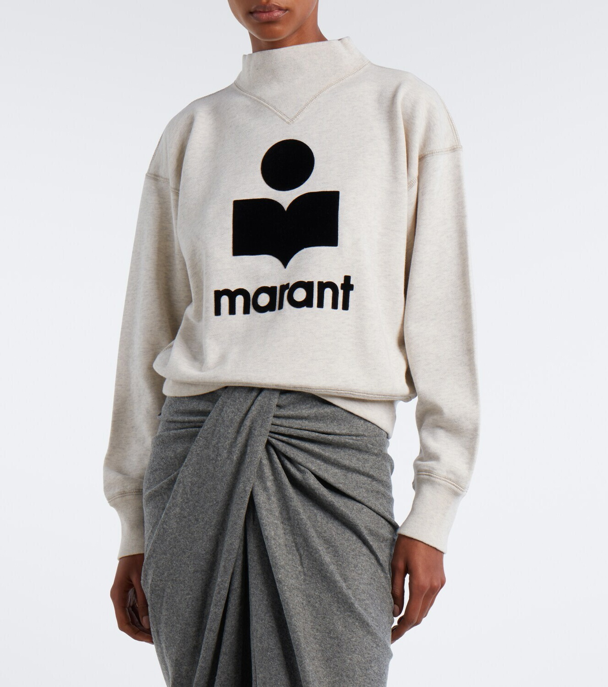 Marant Etoile Moby logo cotton-blend sweatshirt