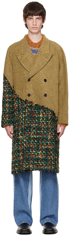 Photo: Andersson Bell Yellow & Green Saindes Coat