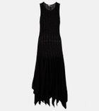 Loewe Paula's Ibiza pointelle cotton jersey maxi dress