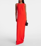 Gucci GG crystal-embellished crêpe gown