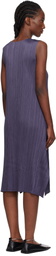 PLEATS PLEASE ISSEY MIYAKE Gray Monthly Colors July Midi Dress