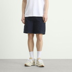 Folk Men's Lunar Jean Short in Deep Indigo Herringbone