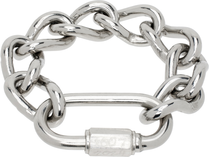 Photo: Apartment 1007 Silver #2/0 Machine Chain Bracelet