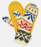 Loro Piana - Bernina jacquard cashmere mittens
