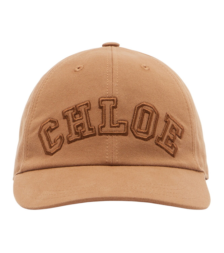 Photo: Chloé Chloé Signature canvas baseball cap