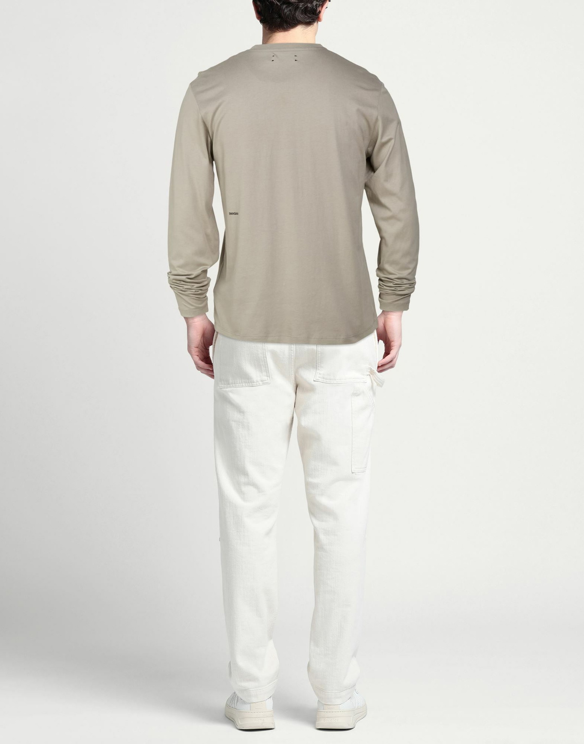 Pangaia Mens T-shirt Light in Grey