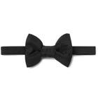 TOM FORD - Pre-Tied Silk-Moire Bow Tie - Men - Black