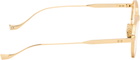 Cutler and Gross Gold Lansdowne 1431 Square Optical Glasses