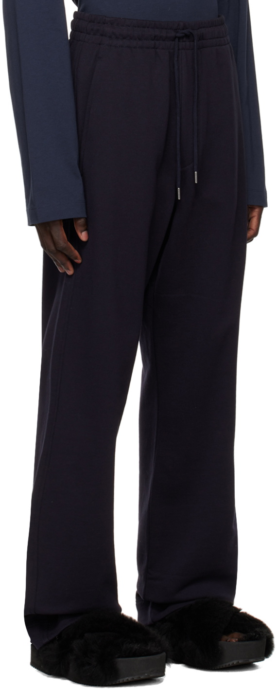 Dries Van Noten Navy Straight Lounge Pants Dries Van Noten