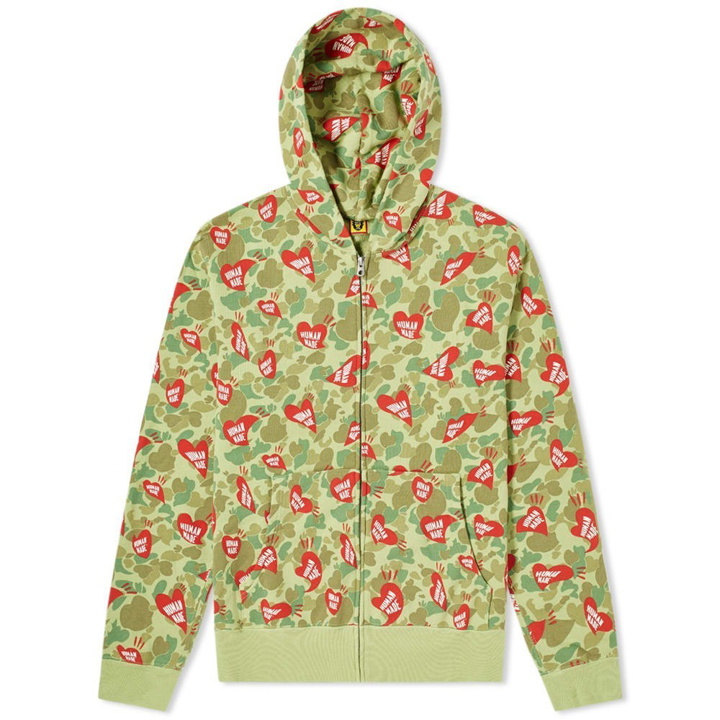 Photo: Human Made Heart Camo Zip Hoody