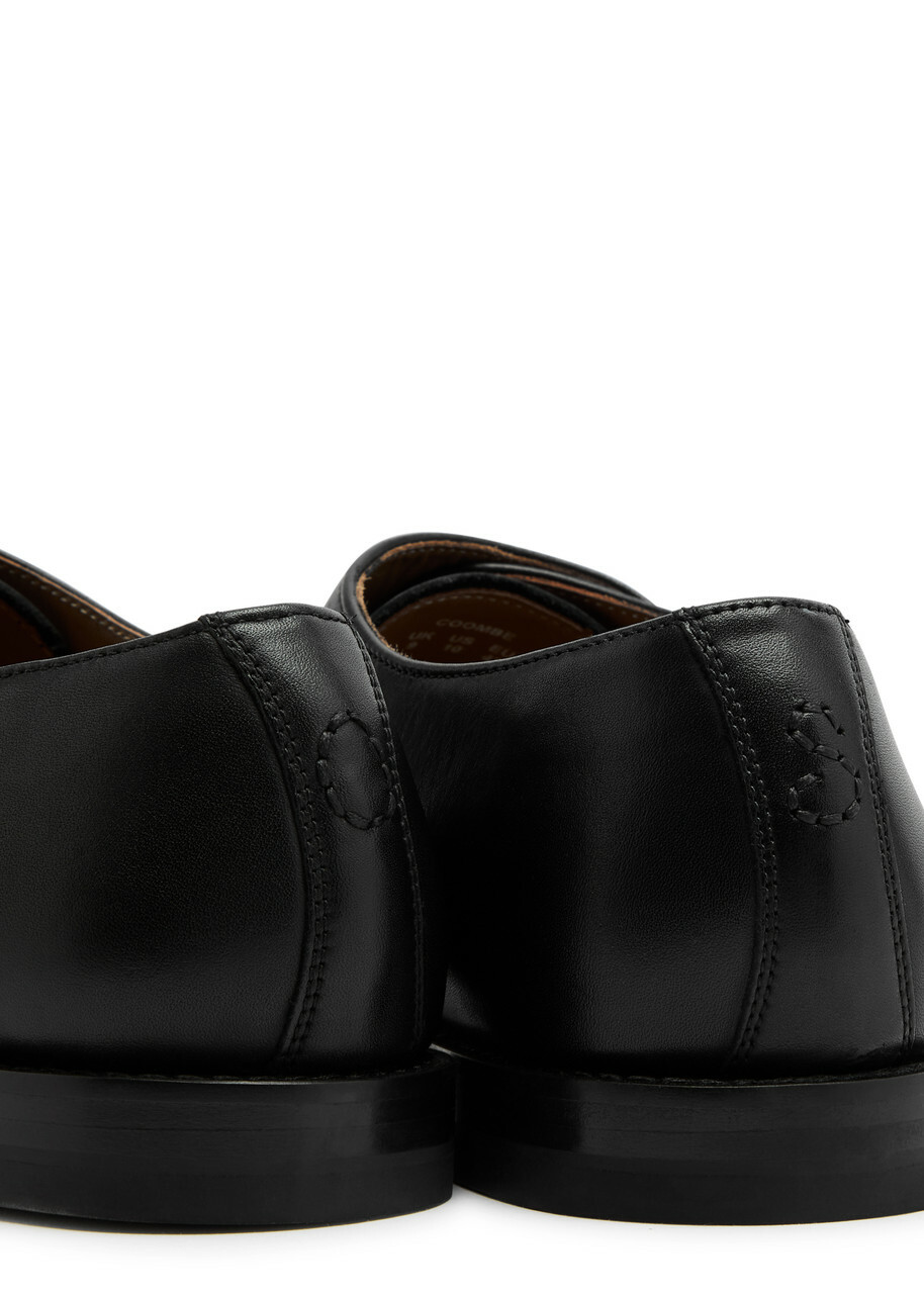 Oliver Sweeney Coombe Leather Monk Strap Shoes Black