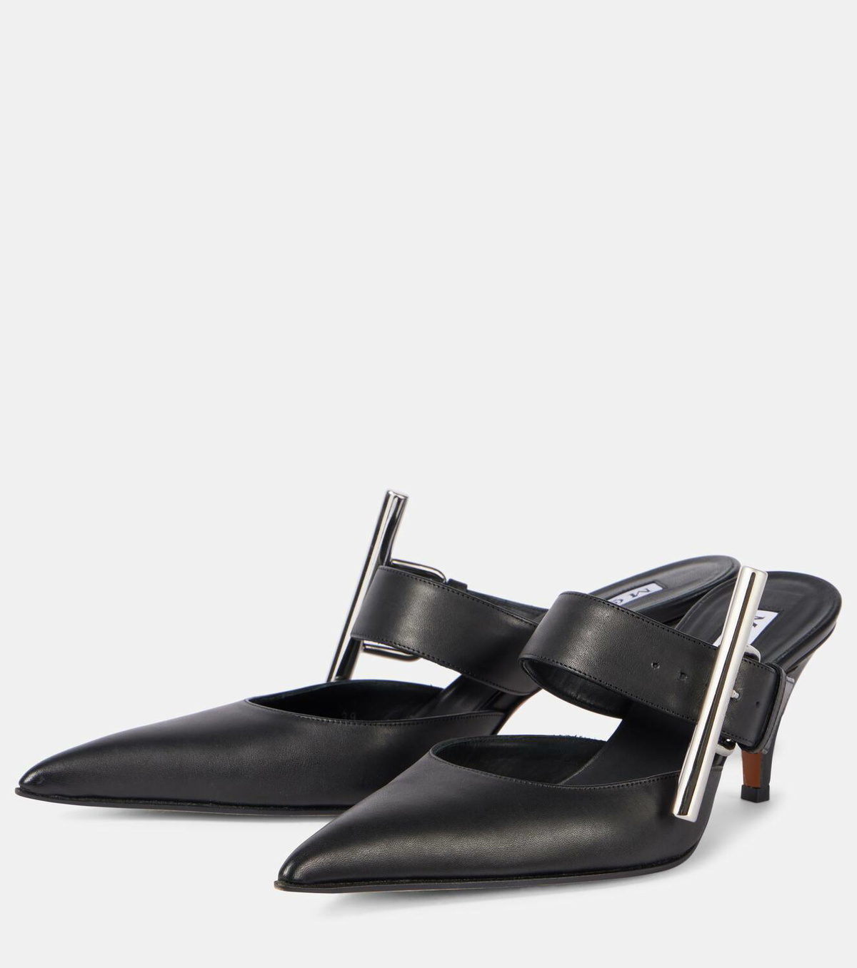 Alexander McQueen Cross-Bar leather mules Alexander McQueen Alexander McQueen Cross-Bar leather mules Alexander McQueen