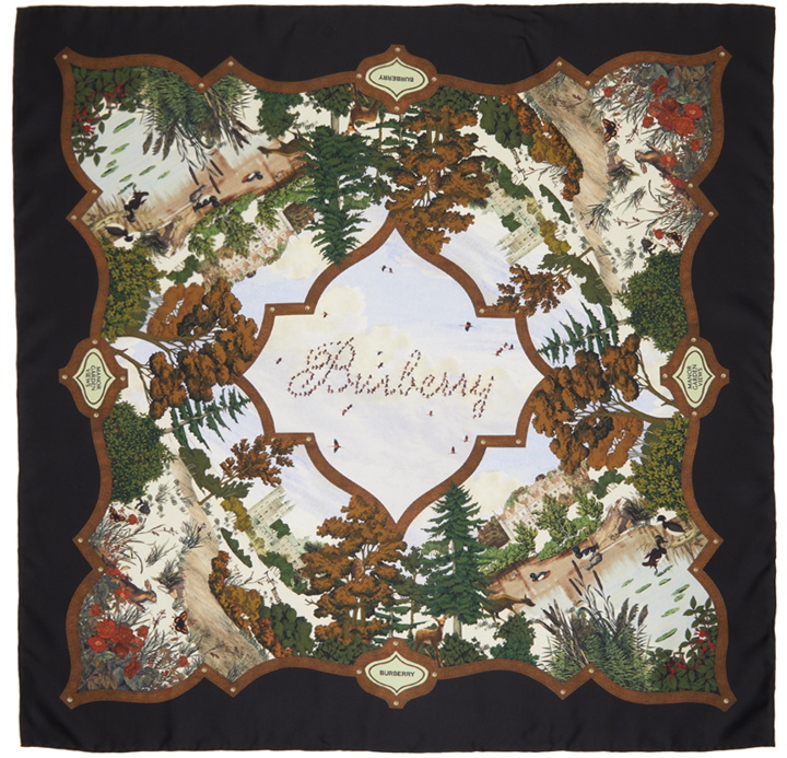 Photo: Burberry Silk Archive Print Scarf