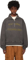 Story mfg. Gray Geo Pullover Sweatshirt