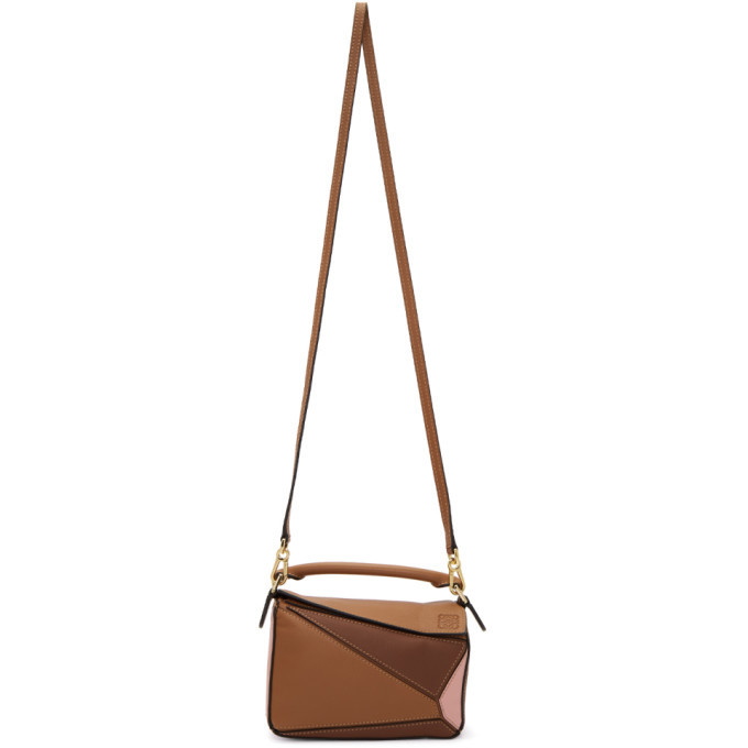 Puzzle small bag discount tan