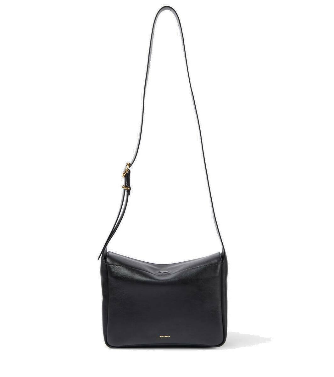 Jil Sander Flap Small leather messenger bag Jil Sander