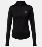 Adidas by Stella McCartney Logo hooded zip-up top