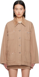 Blumarine Tan Cotton Jacket