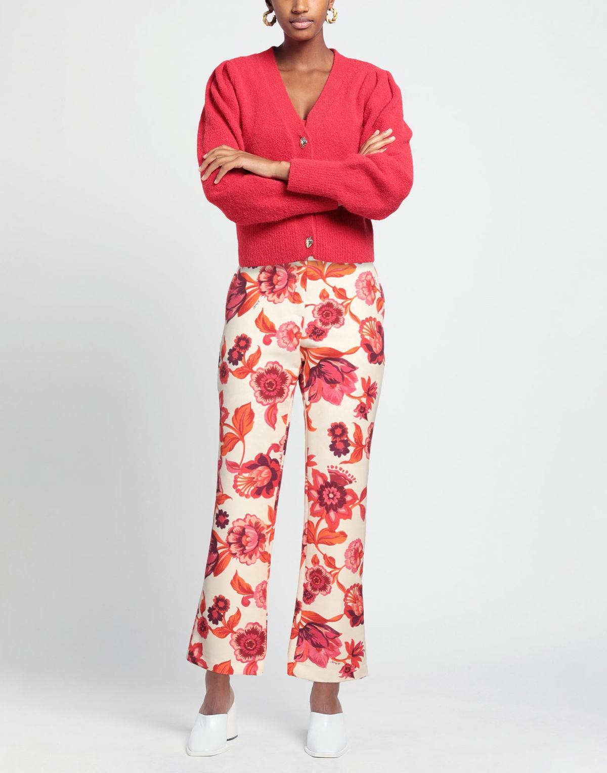 La Doublej Womens Pants Cream