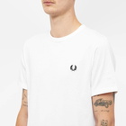 Fred Perry Authentic Men's Ringer T-Shirt in White