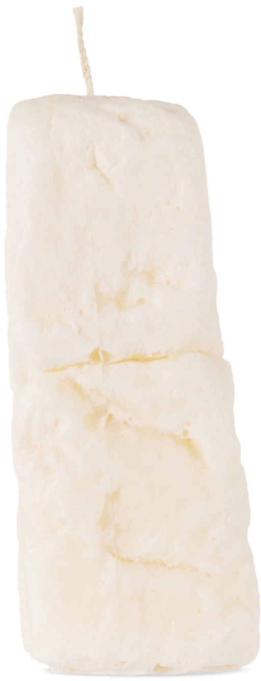 Satta White Small Rock Candle