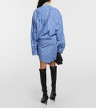 Junya Watanabe Embellished cotton poplin minidress