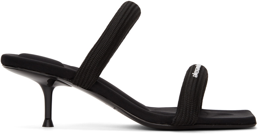 Alexander Wang Black Padded Jessie Heeled Sandals Alexander Wang