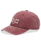 Corridor Men's Script New York New York Cap in Burgundy 