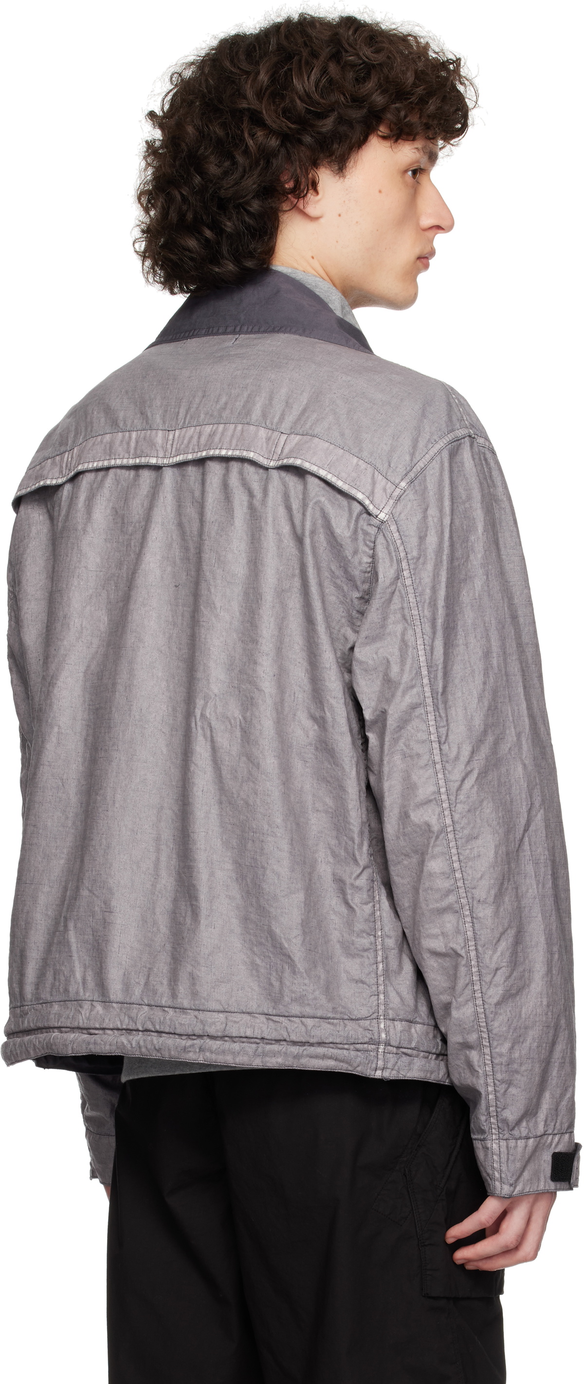 Stone Island Blue Raw Linen Plated-OVD
