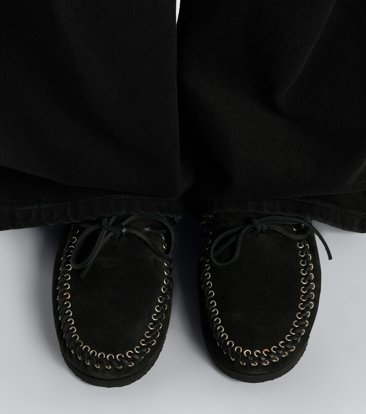 Isabel Marant Fitza shearling-lined suede loafers