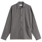 Sage Nation Men's Siesta Boxy Shirt in Mint Gingham Check