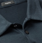 Theory - Bron Modal-Blend Polo Shirt - Blue