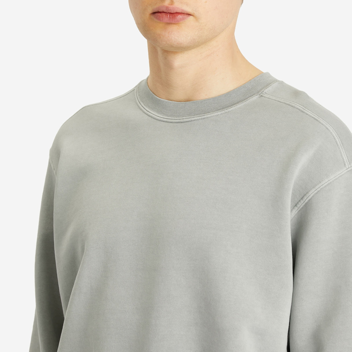 Lady White Co. Men's Mini Crewneck Sweatshirt in Pigment Chalk