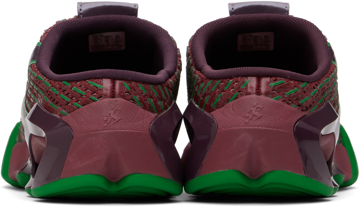 Asics Burgundy & Green GEL-STYRAX Sneakers ASICS Asics Burgundy & Green GEL-STYRAX Sneakers ASICS