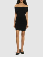 JACQUEMUS La Robe Cubista Rib Knit Mini Dress