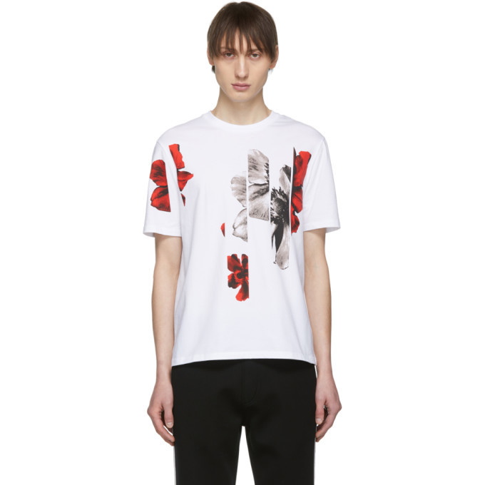 Photo: Neil Barrett White Flower T-Shirt