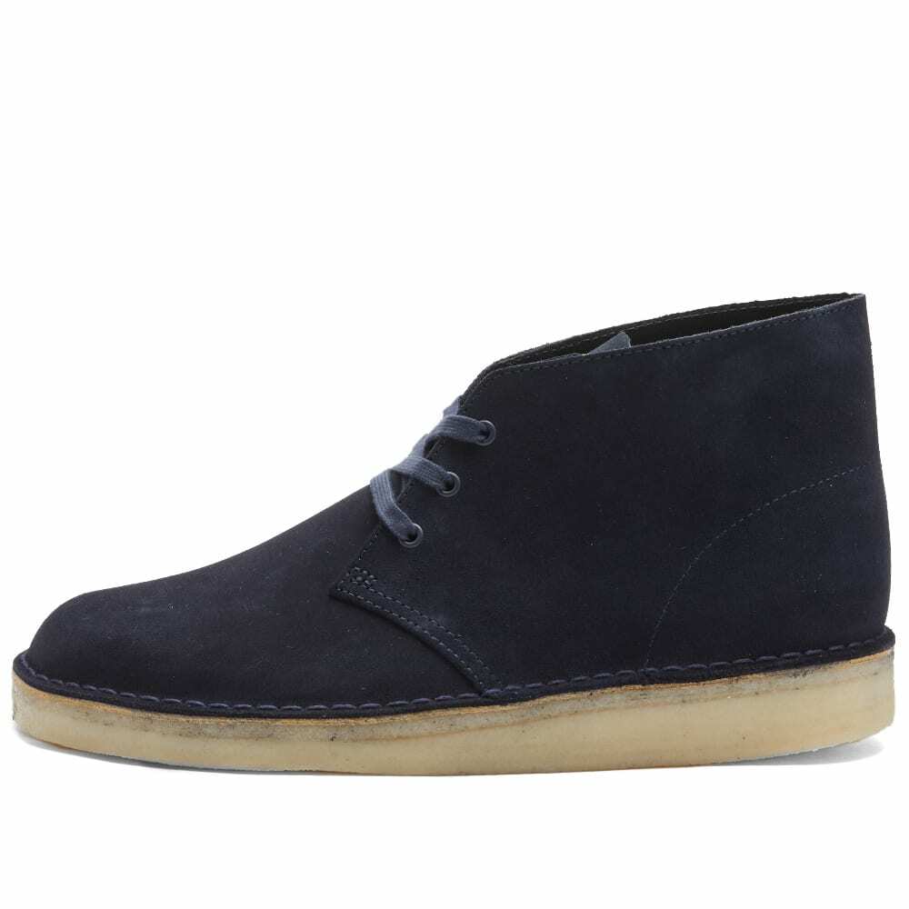 Clarks Originals Mens Desert Boots‎ Navy Blue Suede Chukka Crepe Sole 11 M 63687 Clarks x Herschel Supply (08596) - Desert Boot (Navy Suede  main image 3
