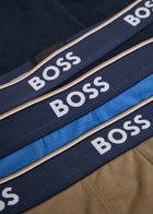Boss Stretch-cotton Boxer Trunks set Three Multicoloured