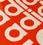 adidas Consortium - Spezial Logo-Print Cotton Towel - Red