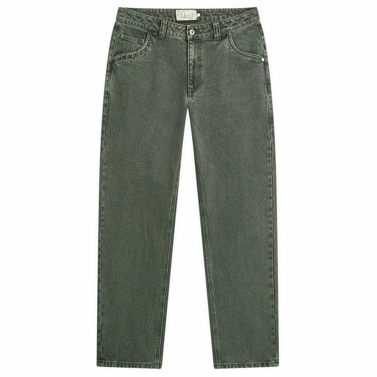 Dime Men's Classic Relaxed Denim Pants in Faded Green Dime Dime Men's Classic Relaxed Denim Pants in Faded Green Dime