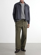 FrizmWORKS - Ribbed Wool-Blend Sweater - Gray
