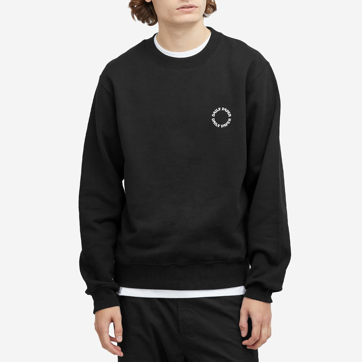 Daily Paper Men's Orbit Sweatshirt in Black