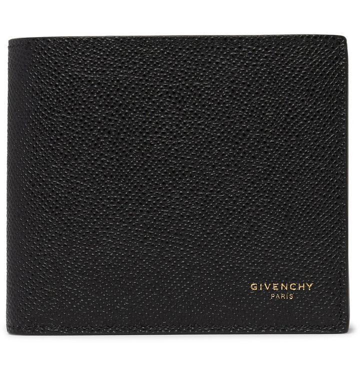 Photo: Givenchy - Eros Pebble-Grain Leather Billfold Wallet - Black